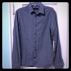 All Saints Blackshear Casual Button Down Shirt
